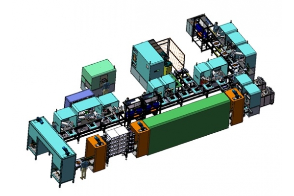 Micro inverter automatic assembly line
